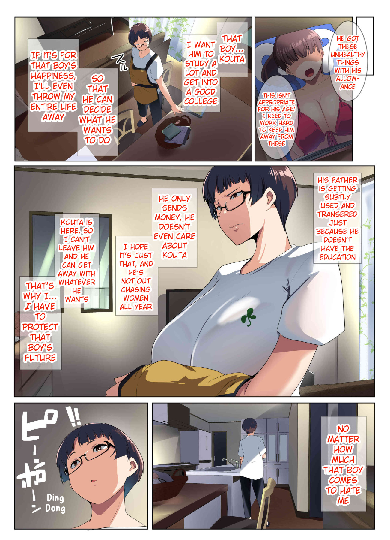 Hentai Manga Comic-The Glasses-Wearing Wife's Friend-Read-9